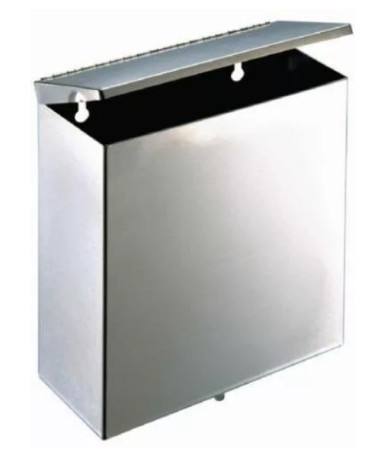 Контейнер для мусора Nofer настенный (5,7л, нерж., хром)