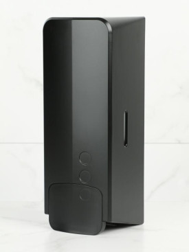 Диспенсер для мыла Nofer EVO (нажимной, черный)