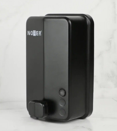 Диспенсер для мыла Nofer INOXevo (нажимной, черный)