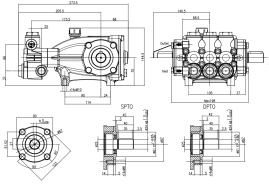 Насос высокого давления HAWK NPM 1525R (1450 об/мин)