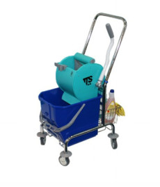 Тележка TTS Sting 16 (15л, хромир, с отжимом Dry)