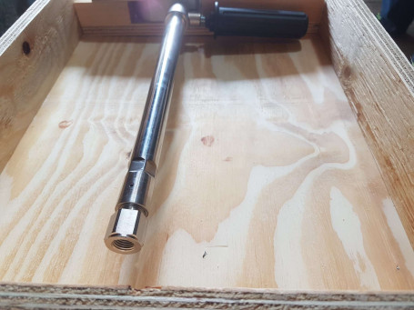 Пистолет высокого давления RL1000 (640мм, 3/8г-1/4г, нерж, 1000бар, 40л/мин) PA