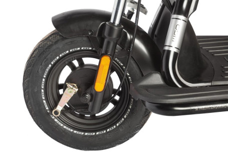 Трицикл электрический Wanshida HOT HATCH (60V, 650W, черно-зеленый) (0000288-3072)