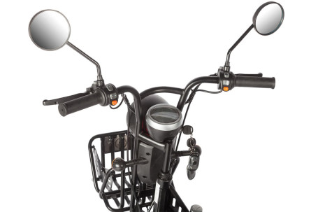 Трицикл электрический Wanshida HOT HATCH (60V, 650W, черно-белый) (0000288-3074)