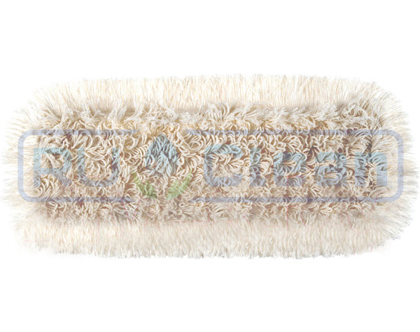 Моп TTS Velcro (40см, хлопок, белый, сухая уборка)