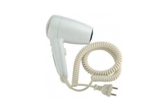 Фен настенный Nofer 02010.W (1600Вт, белый, складной)