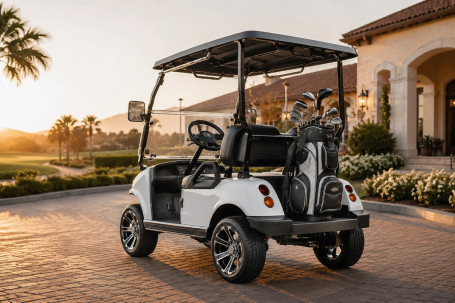 Гольф-кар Rutrike Classic 2 (48V, 3900Вт, белый) (026607-3278)