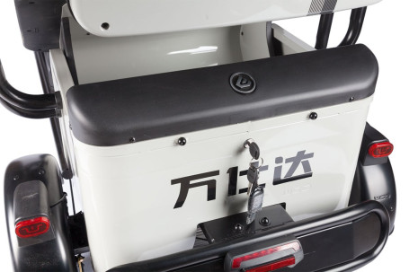 Трицикл электрический Wanshida LC300 (60V, 1000W, серый) (0000310-3077)