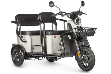 Трицикл электрический Wanshida LC300 (60V, 1000W, серый)