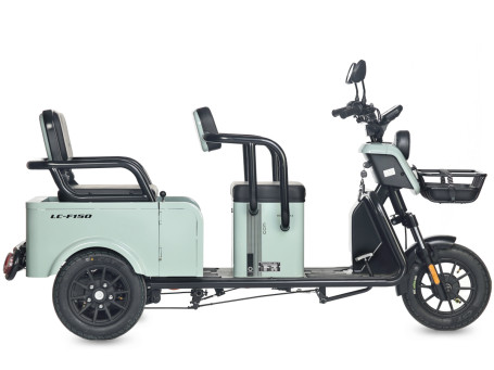Трицикл электрический Wanshida LC-F150 (60V, 1000W, зеленый) (0000315-3078)