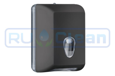 Диспенсер для бумажных полотенец Nofer BLACK (пластик, черный)