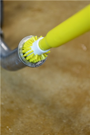 Щетка-ерш для очистки труб Vikan (D63 мм, желтый)