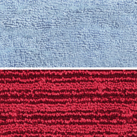 Моп двусторонний TTS Tri Wet 1-Safe (46х19.5см, полиэстер, синий/красный)