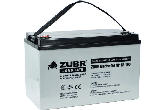 Тяговый аккумулятор ZUBR MG NP12-100 (12В, 100Ач, GEL)