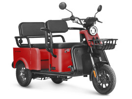 Трицикл электрический Wanshida LC-F150 (60V, 1000W, красный)