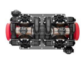 Мембранный насос AR 660 BP BIG TWIN C/C (BlueFlex, 20 бар, 637.6 л/мин, ВОМ 1"⅜)