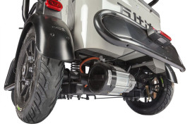 Трицикл электрический Wanshida LC300 60V 1000Вт (серый)