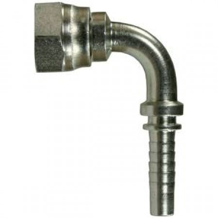 Фитинг высокого давления BSP (DN10, 1/4г, 90град, оцинк) RC