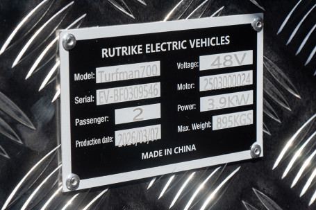 Гольф-кар Rutrike Rutrike Turfman 700 (48V, 3900Вт, белый) (026621-3281)