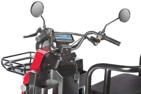 Трицикл электрический Wanshida LC-F200 (60V, 1000W, серый) (0000320-3082)