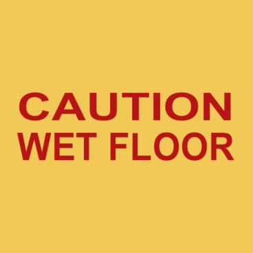 Указатель TTS &quot;Осторожно мокрый пол&quot; (полипроп, 2хсторонний, итал)