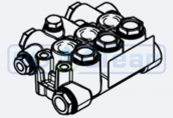 Головная часть насоса Mazzoni MM CAR WASH (D20мм, в сборе)