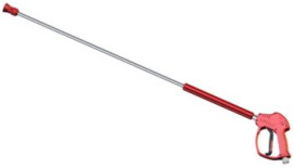 Пистолет высокого давления RL57 (1050мм, вх.3/8"г, вых.1/4"г, нерж, 500бар)