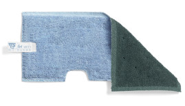 Моп двусторонний TTS Tri Wet 1-Strip (46х19.5см, полиэстер, синий/т.зеленый)
