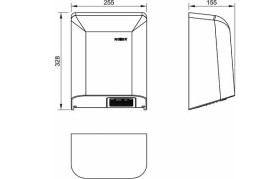 Сушилка для рук Nofer 01451.B BIG FLOW (2050Вт, автомат, нерж)