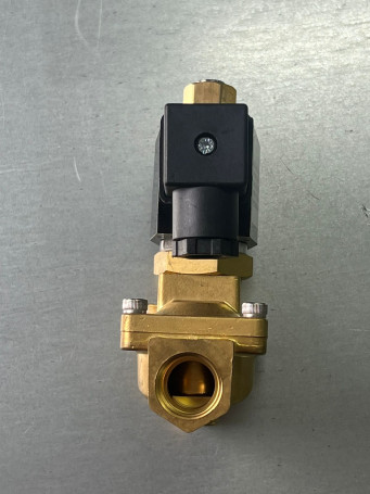 Клапан электромагнитный 0200D (16бар, 1/2&quot;г-г, норм.откр, латунь, 220В) TOR