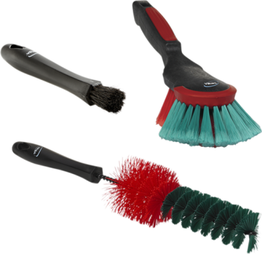Набор из 3-х щеток Vikan (ручная, для дисков, интерьерная)