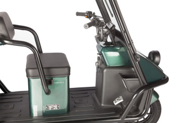 Трицикл электрический Wanshida NIPLA 500 (60V, 1000W, черно-белый)