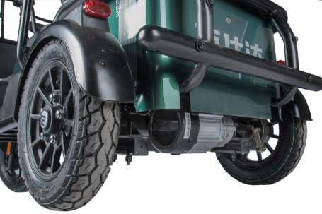 Трицикл электрический Wanshida NIPLA 500 (60V, 1000W, черно-белый) (0000296-3087)