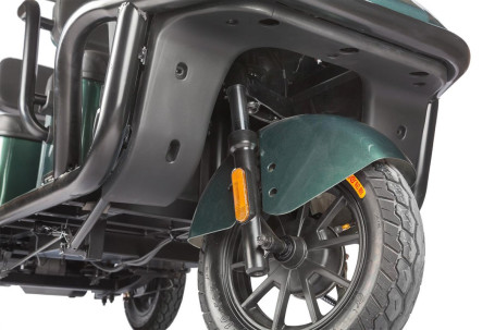 Трицикл электрический Wanshida NIPLA 500 (60V, 1000W, черно-белый) (0000296-3087)