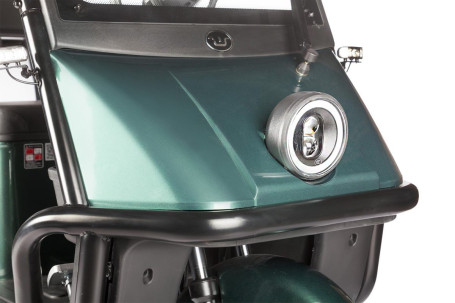 Трицикл электрический Wanshida NIPLA 500 (60V, 1000W, черно-белый) (0000296-3087)