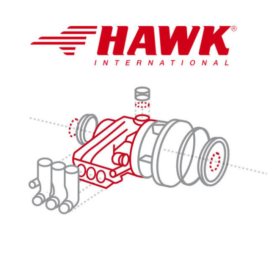 Ремкомплект обратного клапана регулятора давления HAWK VBA35
