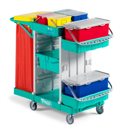 Тележка TTS Magic System 700 Basic (4х4л, 2х20л, без отжима)
