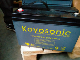 Тяговый аккумулятор Koyosonic NPMG120-12 (12В, 120А/ч)