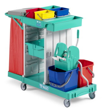 Тележка TTS Magic Line 360B (2х15л, 4х4л, отжим TEC, держ. мешка 120л)