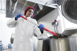 Ручка алюминиевая Vikan (d31мм, 65см, красный)