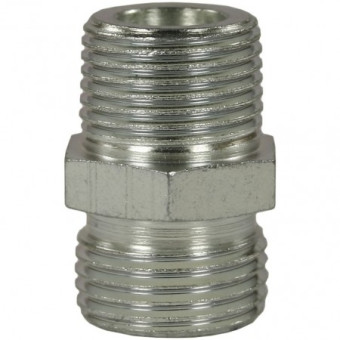 Переходник М22х1.5ш-1/2"ш (250бар, оцинк, д/развальц.) R+M