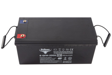Тяговый аккумулятор RuTrike 6-GFM-200 (12V, 200A/h, AGM)