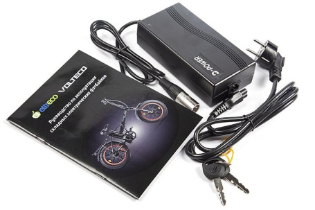 Электровелосипед VOLTECO BAD DUAL NEW (черно-красный)