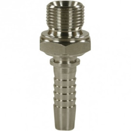 Фитинг высокого давления BSP (DN12, 1/2ш, нерж) RC-RF