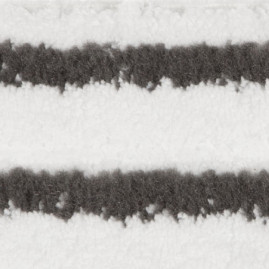 Моп TTS Soft Plus (микрофибра, 40см, белый с чёрными полосками)