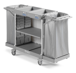 Тележка TTS Magic Hotel 890B (открытая, полки, 2 держ. мешка 120л)