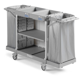 Тележка TTS Magic Hotel 890B (открытая, полки, 2 держ. мешка 120л)
