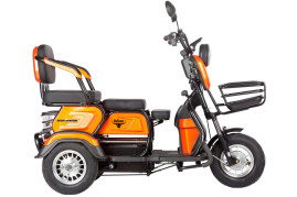 Трицикл электрический Rutrike Бумеранг (белый)
