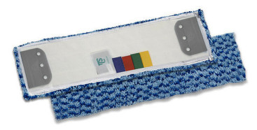 Моп с держателями TTS Microsafe (40х13см, микроволокно, голубой)