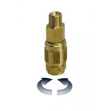 Переходник вращающийся Mecline (350бар, 1/4ш-1/4г, Viton)